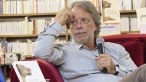 Mia Couto rencontré à Paris (2015) lors de la parution de son dernier roman La confession de la lionne