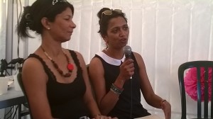 La romancière Natacha Appanah au Salon du livre Athena 2015