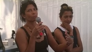 La romancière Shénaz Patel au Salon du livre Athéna 2015